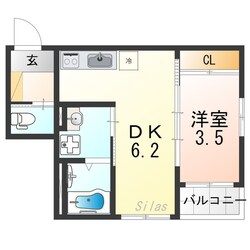 Ｓｔ．Ｒｅｓｉｄｅｎｃｅ伏見稲荷の物件間取画像